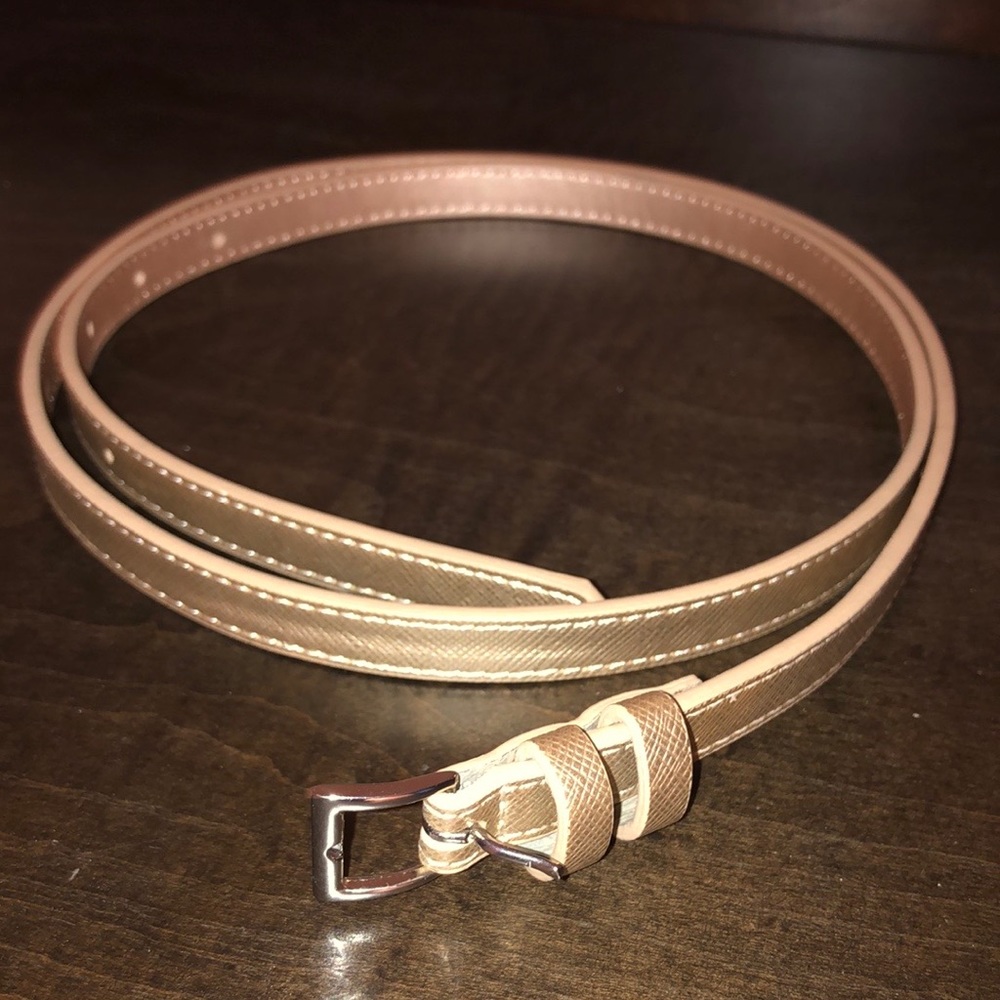 Banana Republic gold belt.